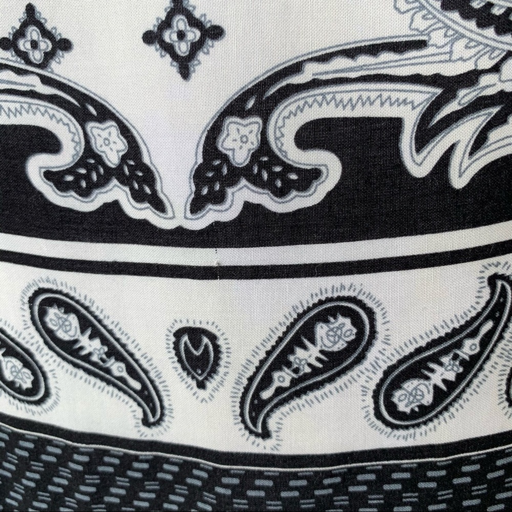 JEALOUS TOMATO Womens Size S Black White Boho Print Swim Cover Up Dress - Picture 6 of 9